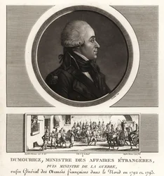Charles-Francois du Perier Dumouriez, general francés durante las Guerras Revolucionarias Francesas