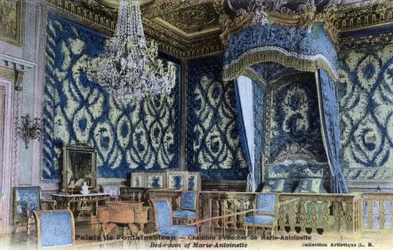 Chateau de Fontainebleau: dormitorio de la Reina María Antonieta