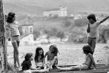 Niños del Estado de Minas Gerais en Brasil. Años 1980.