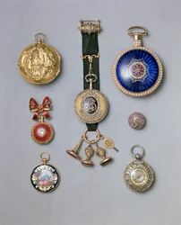 Colección de relojes de bolsillo de Fabergé