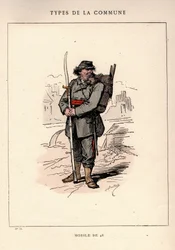 Comuna de París: traje de MOBILE DE 48 en 