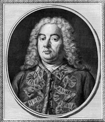 Compositor George Handel, Londres, c.1750