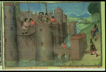 Cott Aug A V f.51v Edificio de Marsella, de la 