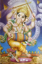 Imagen de Ganesh danzante, Rishikesh, India