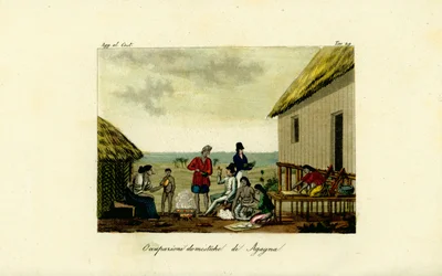 Ocupaciones domésticas de las mujeres chamorro de Agana, Guam