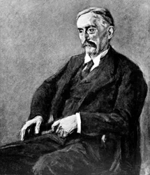 Dr. Otto Schott, químico alemán, principios del siglo XX