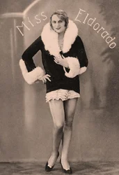 Drag queen Hansi Sturm como "Miss Eldorado", c.1927