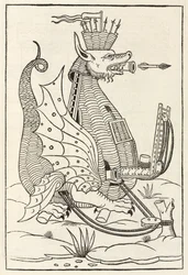 Máquina de guerra en forma de dragón
