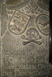 Lápida holandesa en la Iglesia de San Francisco (foto)