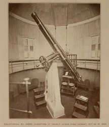 Telescopio ecuatorial, Palermo, Sicilia, Italia