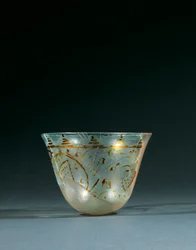 Fragmento de copa Fatimí de lustre, siglo X - XI