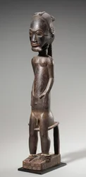 Par de figuras, finales de 1800s a principios de 1900s