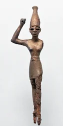 Figurilla del dios Baal, Megiddo, c.1300-1200 a.C.