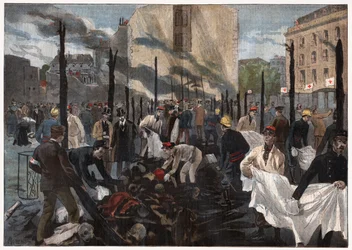 Incendio en el Bazar de la Charite