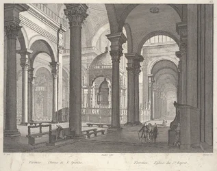 Florencia: Iglesia del Espíritu Santo (Firenze. Chiesa di S. Spirito)