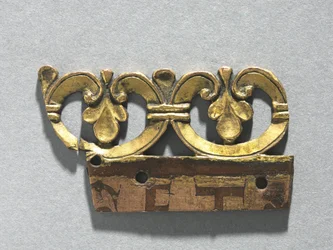 Fragmento de una cresta ornamental de un relicario, c.1165-1180