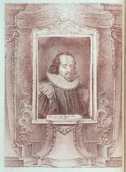 Francis Bacon, ensayista y filósofo inglés, principios del siglo XVII