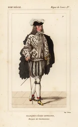François-Cesar Letellier, marqués de Courtanvaux, científico y militar, miembro de la Academia de Ciencias