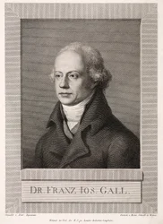 Franz Joseph Gall, anatomista y frenólogo alemán, c 1800