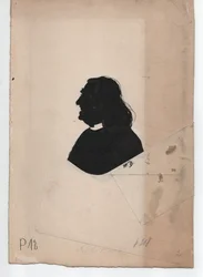 Franz Liszt (1811-1886) (c. 1850, silueta)