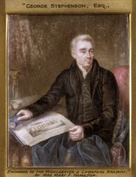 George Stephenson, ingeniero ferroviario inglés