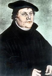 El reformador religioso alemán Martín Lutero