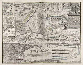 Reseña de la gloriosa acción que tuvo lugar en la región ucraniana de Pultava entre el ejército del zarista Ma¨yl. Pedro I Ke¨yser de la Gran Rusia y su Majestad Real en Suecia Caroli XII del 27 de junio al 8 de julio de 1709.