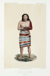 Indio Guaycurú, Paraguay, c. 1843-1847