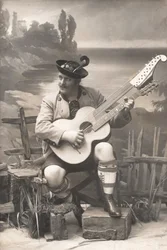 Gustav Rechl, Alemania 1908 (foto b/n)
