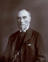 Retrato de medio cuerpo del Virrey de las Indias Thomas Baring Conde de Northbrook