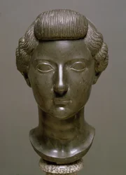 Cabeza de Livia Drusila (56 a.C.-29 d.C.) Romana, c.30 a.C.