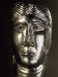 Cabeza de un hombre, Galo-Romano, siglos II-III d.C.