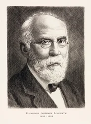 Hendrik Antoon Lorentz, físico matemático holandés, c 1910s