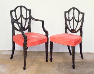 Sillas de comedor Hepplewhite, Jorge III