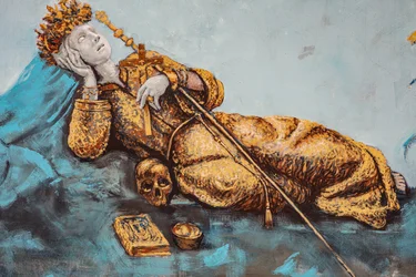 Santa Rosalía por Igor Scalisi Palminteri. Ballaro. Palermo