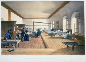Sala de hospitalización, Scutari, Crimea