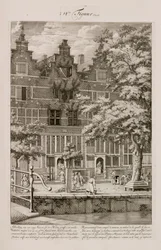 Casa dañada por el fuego, Ámsterdam, Holanda