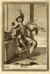 En el "Gabinetto Armonico" de Filippo Bonanni, Roma