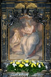 Interior de la Madonna della Ghiara, Reggio Emilia, Emilia-Romaña, Italia