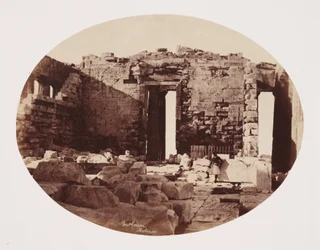 Interior del Partenón, Atenas, c. 1849