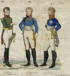 Jerome Bonaparte Rey de Westfalia, Príncipe Luis Fernando de Prusia y Ludwig I de Baviera
