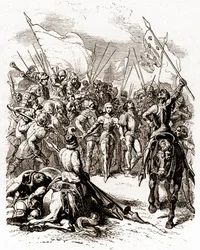 Juana de Arco hecha prisionera en Compiègne