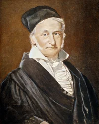 Johann Carl Friedrich Gauss, grabado hacia 1830