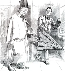Joseph Chamberlain y William Ewart Gladstone