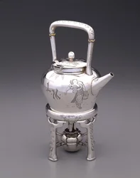 Tetera con soporte