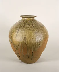 Gran jarra, cerámica Tamba, Período Muromachi, siglo XV-XVI