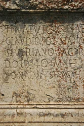 Líbano, Baalbek (siglo I d.C.), grabado en el Gran Patio