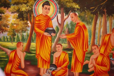 Vida del Buda. Difundiendo el Dharma. Phnom Penh, Camboya
