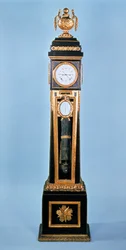Reloj de pie de ecuación de ébano Luis XVI, por Ferdinand Berthoud, París, finales del siglo XVIII