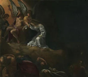 Ludovico Carracci - Oración en el jardín